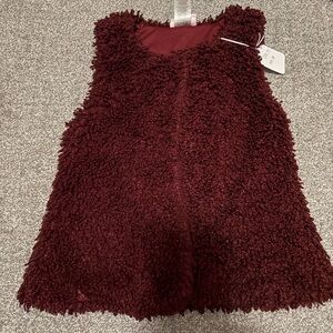 Little Lass Maroon Vest